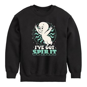 Boys 8-20 Casper I've Got Spirit Graphic Fleece Pullover