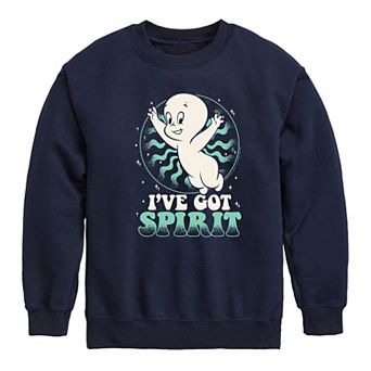 Boys 8-20 Casper I've Got Spirit Graphic Fleece Pullover