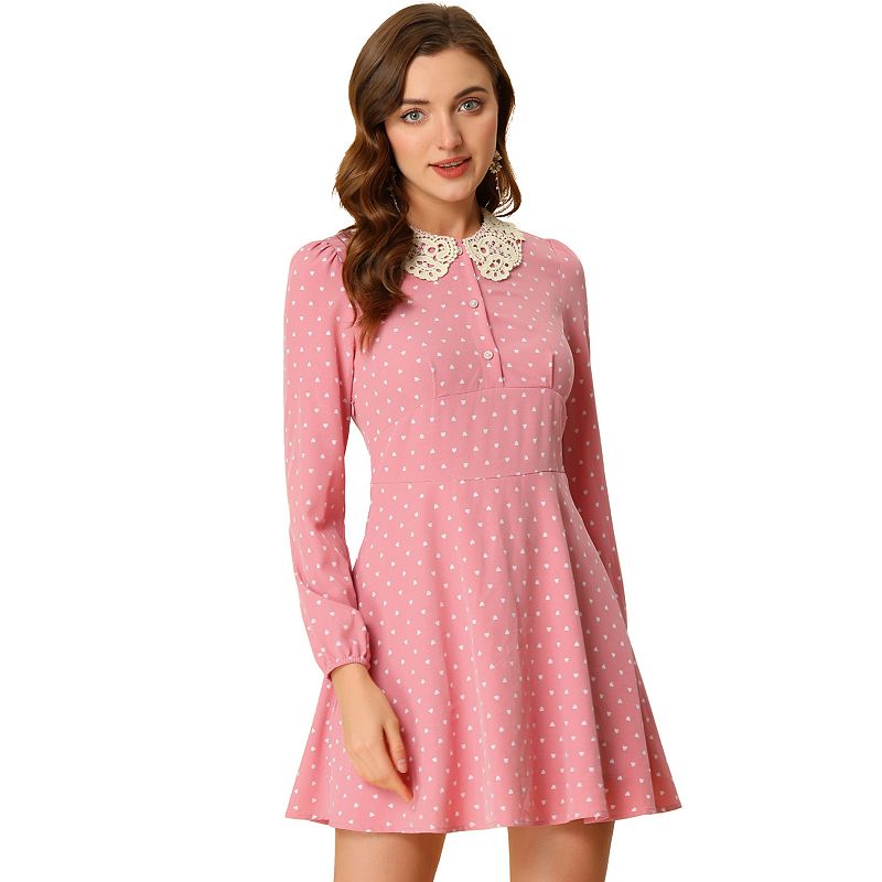 Peter pan collar on sale dress long sleeve