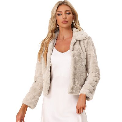 Casual Street Buttons Fluffy Turndown Collar Outerwear(3 Colors) Casual Street Buttons Fluffy Turndown Collar Outerwear(3 Colors)