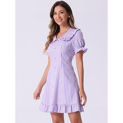 purple and white mini dress Grad Dress | Purple | Graduation Dress | Short Graduation Dress | Graduation Dress for Women | 4