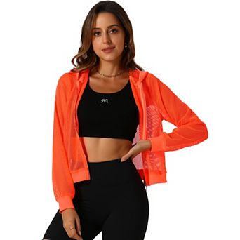 Hoodie Mesh Bomber Jacket