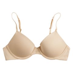 Maidenform Girls' Molded Triangle Padded Pullover Comfort Bra - Beige 34A