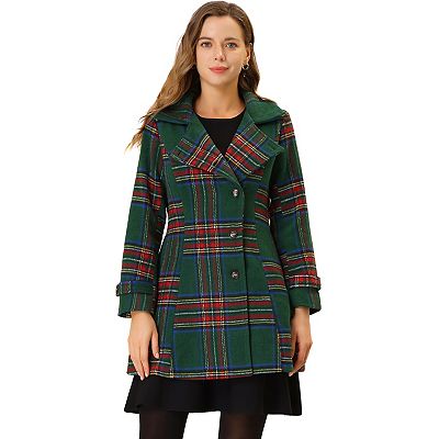 Vintage Pendleton woman’s 3/4 trench coat, shops plaid, size medium