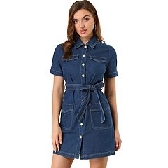 Kohl's denim dress best sale