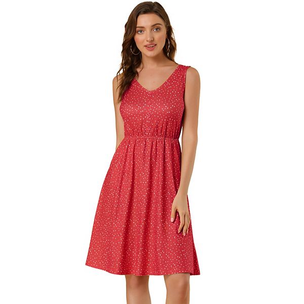 Polka Dots Drop Waist Dress
