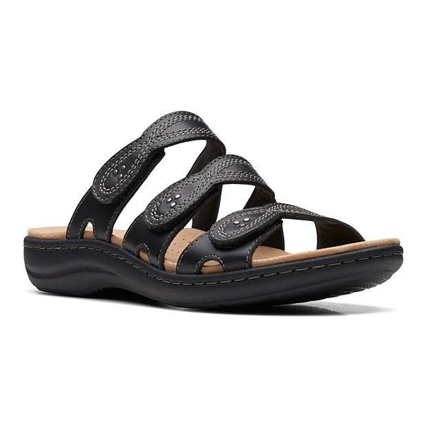 Clarks Laurieann Ayla Women s Leather Slide Sandals