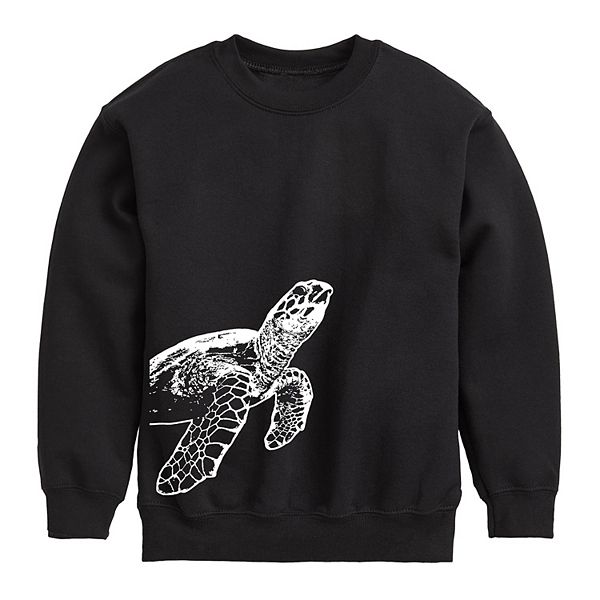 Boys 8-20 Sea Turtle Fleece Graphic Pullover