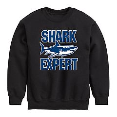 Boys shark outlet sweatshirt