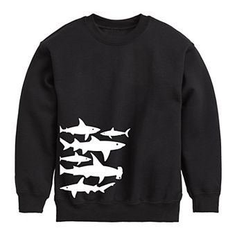 Boys 8-20 Shark Frenzy Fleece Graphic Pullover
