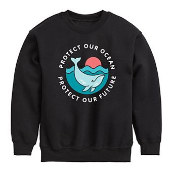 Boys 8-20 Protect Our Ocean Fleece Graphic Pullover