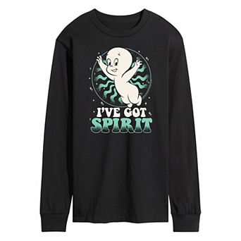 Men's Casper I've Got Spirit Long Sleeve Tee