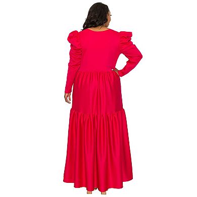 Plus Size Isabel Tiered Maxi Dress