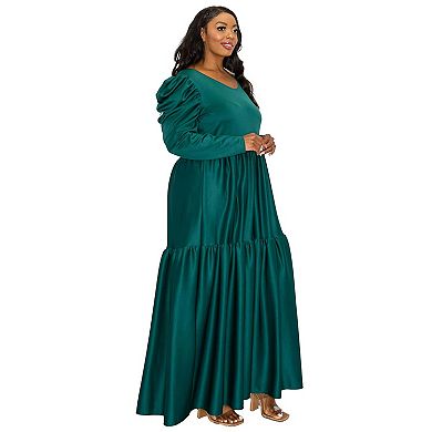 Plus Size Isabel Tiered Maxi Dress