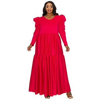 Plus Size Isabel Tiered Maxi Dress
