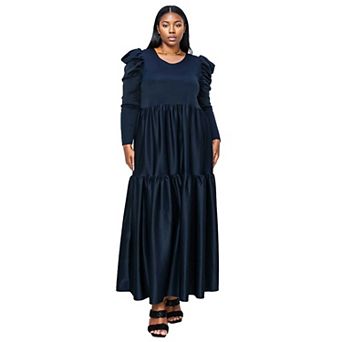 Plus Size Isabel Tiered Maxi Dress