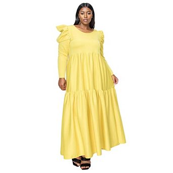 Plus Size Isabel Tiered Maxi Dress