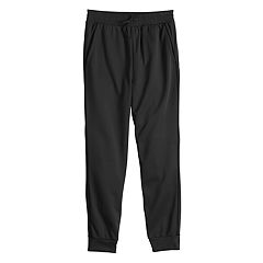 Tek Gear Pants Boys Medium 10-12 Black Jogger Ultrasoft Fleece