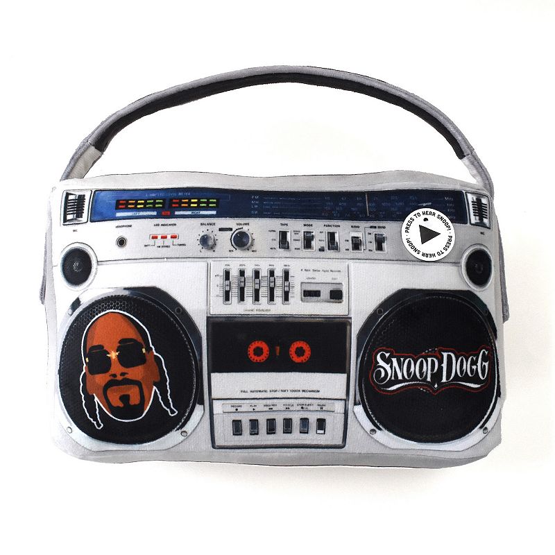 Snoop Doggie Doggs Boom Box Pet Toy, Silver