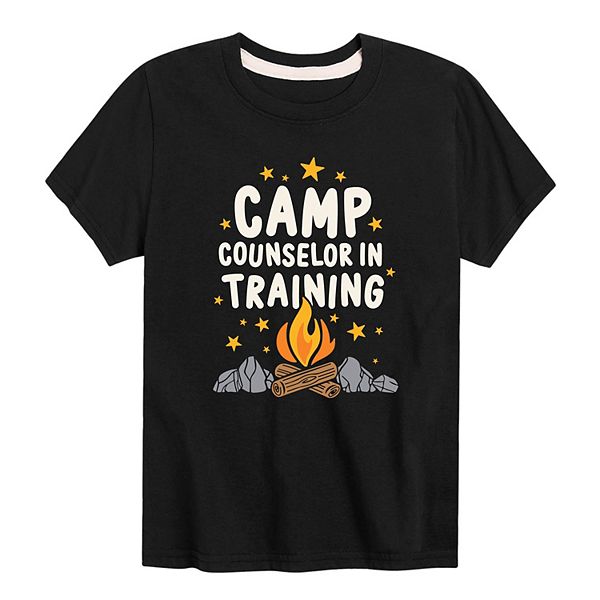 Boys 8-20 Camp Counselor In Training Graphic Tee