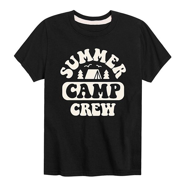 Boys 8-20 Summer Camp Crew Graphic Tee