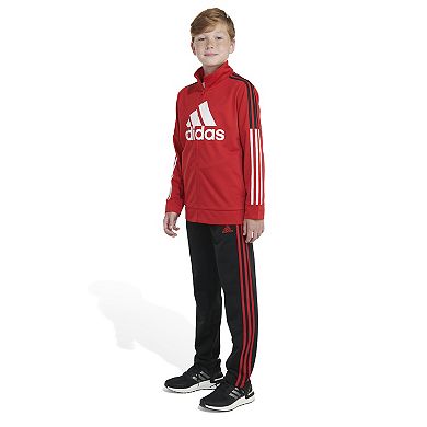 Boys 8-20 adidas Contrast Tricot Track Jacket & Pants Set