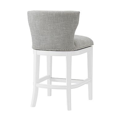 Alaterre Furniture Miranda Counter Height Swivel Bar Stool