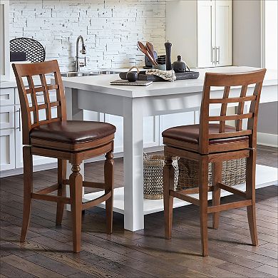 Alaterre Furniture 2-piece Napa Bar Stool Set