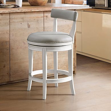 Alaterre Furniture Hanover Swivel Counter Stool