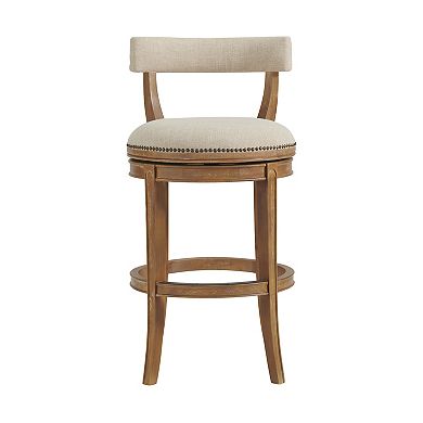 Alaterre Furniture Hanover Swivel Bar Stool