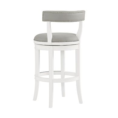 Alaterre Furniture Hanover Swivel Bar Stool