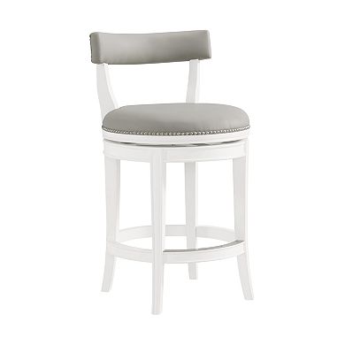 Alaterre Furniture Hanover 2-piece Swivel Counter Stool Set