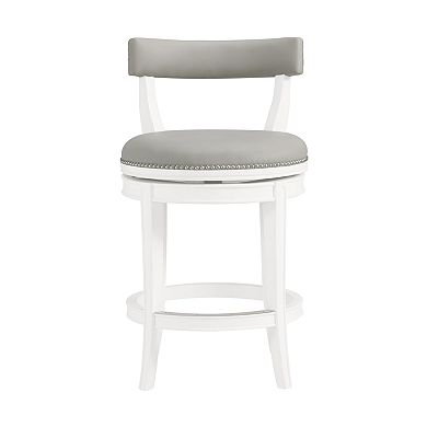 Alaterre Furniture Hanover 2-piece Swivel Counter Stool Set