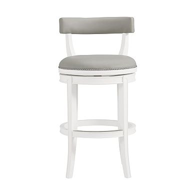 Alaterre Furniture Hanover 2-piece Swivel Bar Stool Set