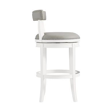 Alaterre Furniture Hanover 2-piece Swivel Bar Stool Set