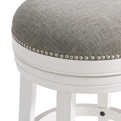 Alaterre Furniture Clara Swivel Bar Stool