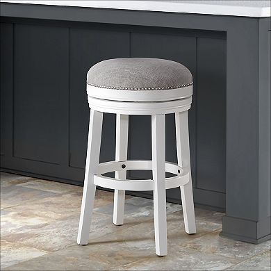 Alaterre Furniture Clara Swivel Bar Stool