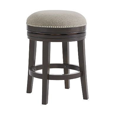 Alaterre Furniture Clara Swivel Counter Stool 2-piece Set