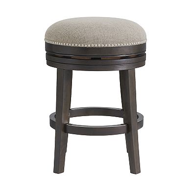 Alaterre Furniture Clara Swivel Counter Stool 2-piece Set