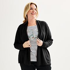 The Catherine - Women's Plus Size Cardigan in Charcoal – Apple