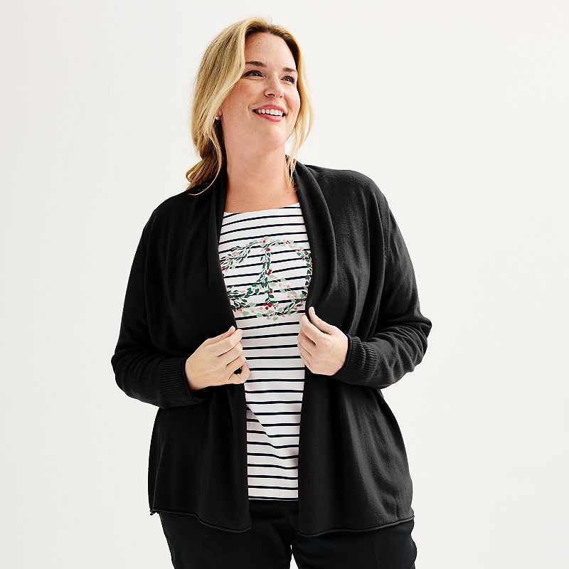 Kohls black sale cardigan