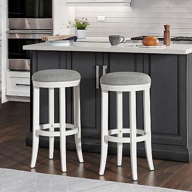 Alaterre Furniture Natick Bar Stool 2-piece Set