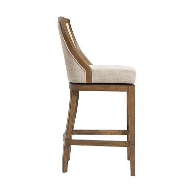 Alaterre Furniture Ellie Bar Stool with Back