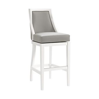 Alaterre Furniture Ellie Bar Stool with Back