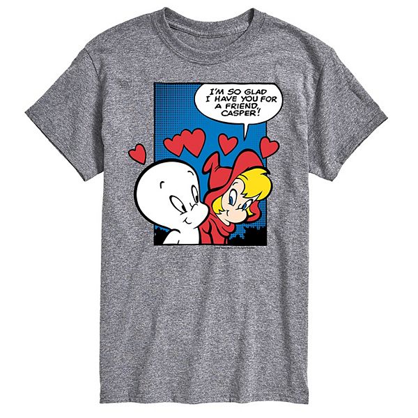 Men's Casper Wendy Comic Panel Graphic Tee