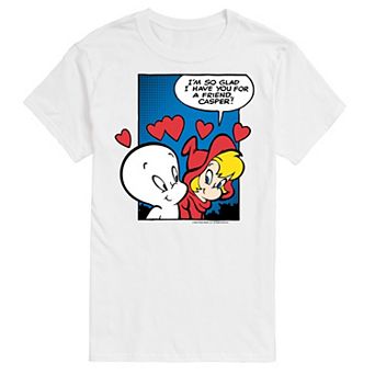 Men's Casper Wendy Comic Panel Graphic Tee
