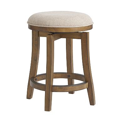 Alaterre Furniture Ellie Swivel Counter Stool 2-piece Set