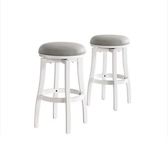 Alaterre Furniture Ellie Bar Stool 2 pc Set