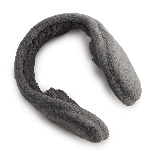 Women s Cuddl Duds Faux Fur Lined Fleece Behind the Head Earmuffs