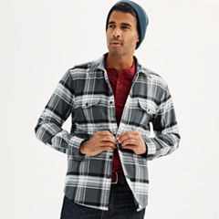 Men's Hanes 2-pack Plaid Flannel Jogger Pajama Pants